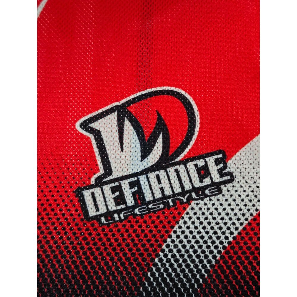 Defiance Lifestyle USA Flag MX Motocross Jersey | Men's Size XL | Red White Blue - Picture 4 of 12